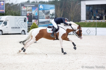 Ulyss Morinda 2nd in the 3* Grand Prix at Bonheiden on the 1st of April 2018